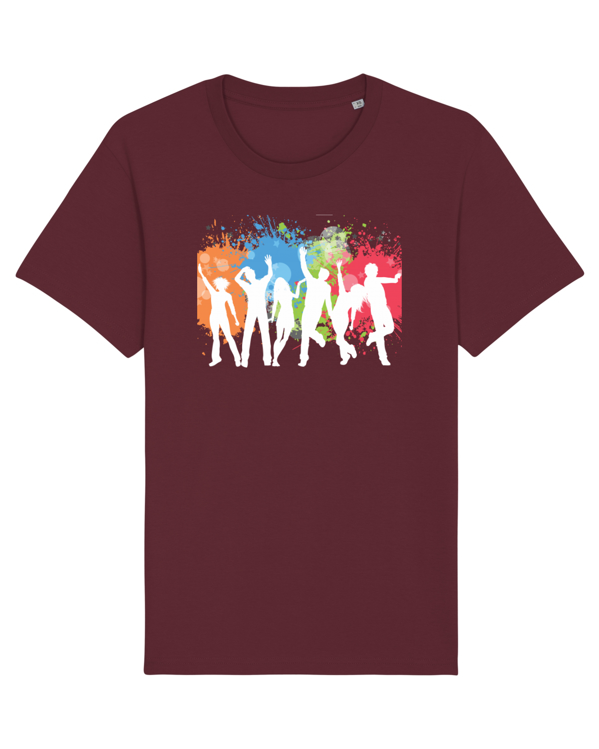 Tricou mânecă scurtă Unisex Rocker Burgundy