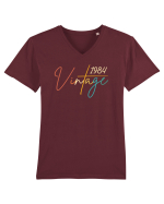 Elegant and vintage 1984 - Cadou aniversar 1984 Tricou mânecă scurtă guler V Bărbat Presenter