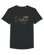 Elegant and vintage 1984 - Cadou aniversar 1984 Tricou mânecă scurtă guler larg Bărbat Skater