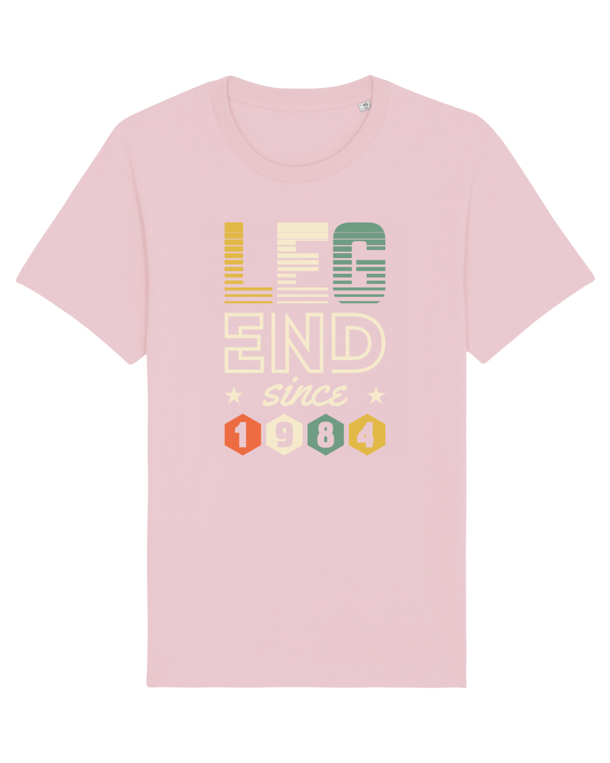 Tricou mânecă scurtă Unisex Rocker Cotton Pink