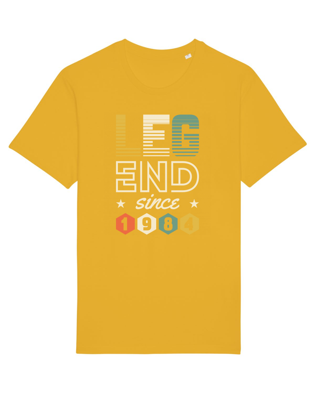 Tricou mânecă scurtă Unisex Rocker Spectra Yellow