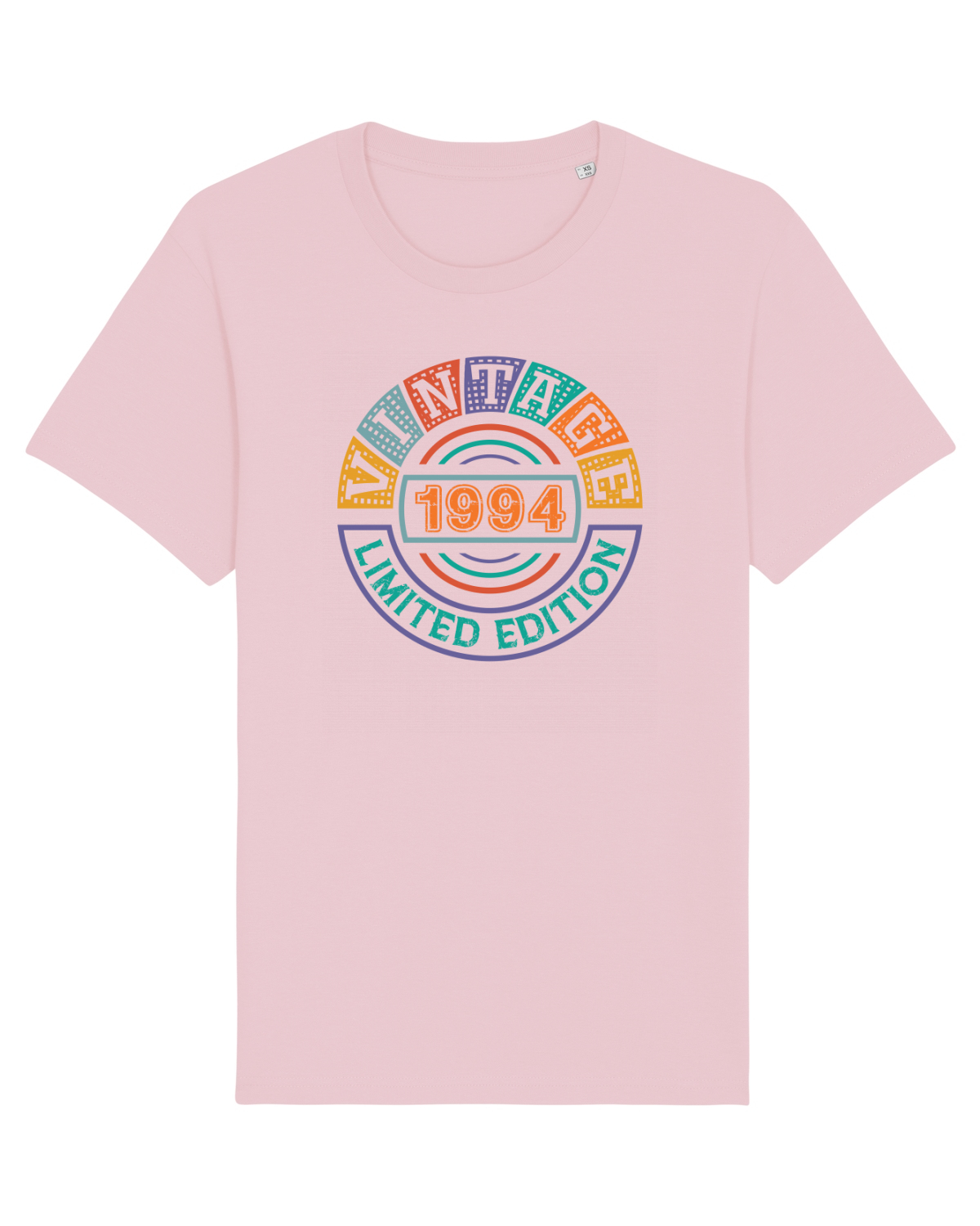 Tricou mânecă scurtă Unisex Rocker Cotton Pink