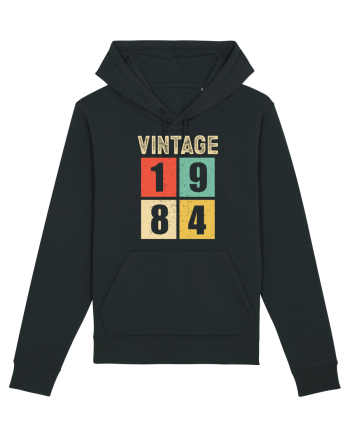 Vintage 1984 square - Cadou aniversar 1984 Black