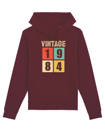 Vintage 1984 square - Cadou aniversar 1984 Burgundy