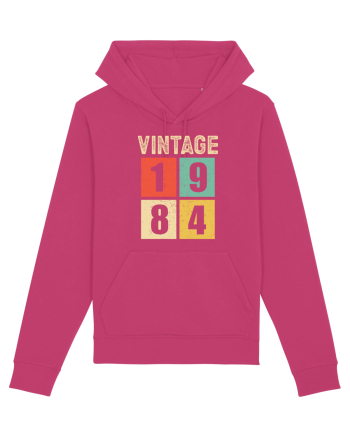 Vintage 1984 square - Cadou aniversar 1984 Raspberry