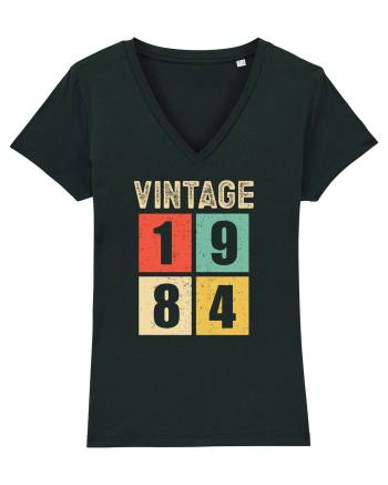 Vintage 1984 square - Cadou aniversar 1984 Black