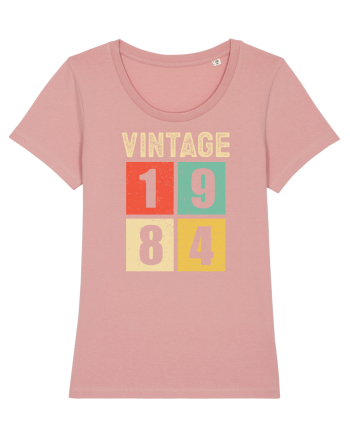 Vintage 1984 square - Cadou aniversar 1984 Canyon Pink