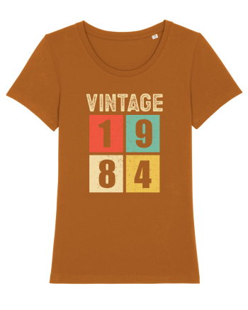 Vintage 1984 square - Cadou aniversar 1984 Roasted Orange