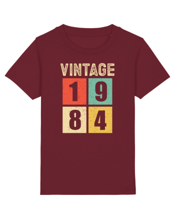 Vintage 1984 square - Cadou aniversar 1984 Burgundy