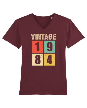 Vintage 1984 square - Cadou aniversar 1984 Burgundy