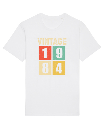 Vintage 1984 square - Cadou aniversar 1984 White