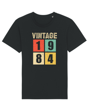 Vintage 1984 square - Cadou aniversar 1984 Black