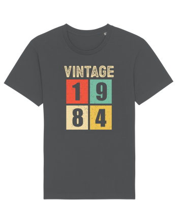 Vintage 1984 square - Cadou aniversar 1984 Anthracite