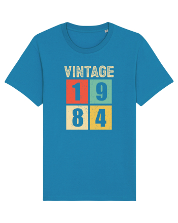 Vintage 1984 square - Cadou aniversar 1984 Azur