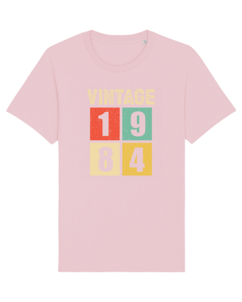 Vintage 1984 square - Cadou aniversar 1984 Cotton Pink