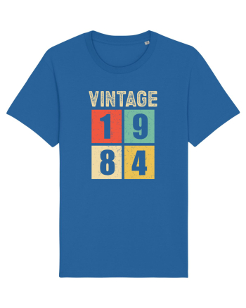 Vintage 1984 square - Cadou aniversar 1984 Royal Blue