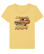 Classic 1984 - Cadou aniversar 1984 Tricou mânecă scurtă guler larg fitted Damă Expresser