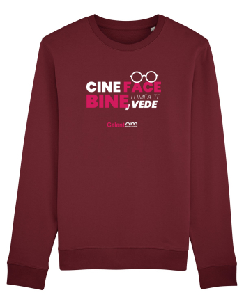 Cine face bine, lumea te vede Burgundy