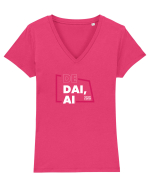 De dai, AI Tricou mânecă scurtă guler V Damă Evoker