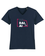 De dai, AI Tricou mânecă scurtă guler V Bărbat Presenter