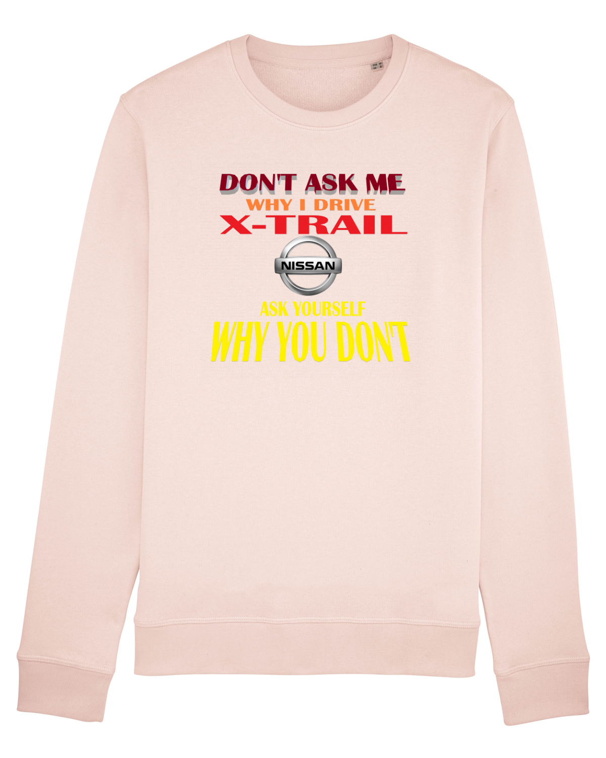 Bluză mânecă lungă Unisex Rise Candy Pink