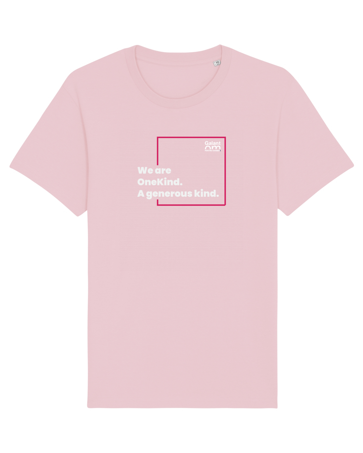Tricou mânecă scurtă Unisex Rocker Cotton Pink