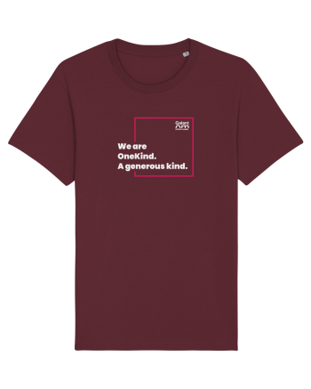 We are OneKind. A generous kind, Burgundy