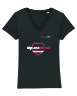 Pune Inima - Giving Tuesday Tricou mânecă scurtă guler V Damă Evoker