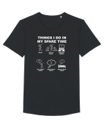 DANCE Tricou mânecă scurtă guler larg Bărbat Skater