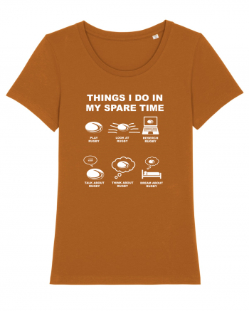 RUGBY Tricou mânecă scurtă guler larg fitted Damă Expresser