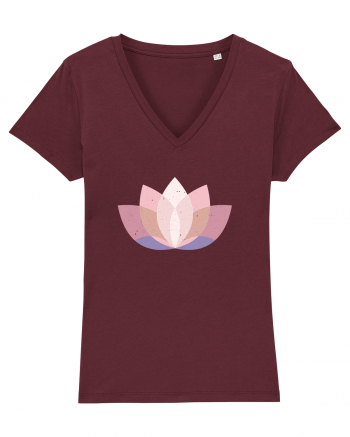 Lotus Flower Burgundy