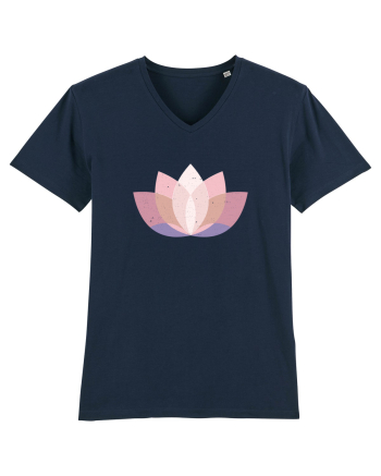 Lotus Flower French Navy