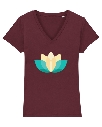 Yoga Lotus  Burgundy