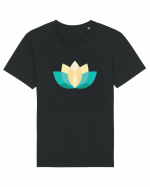 Yoga Lotus  Tricou mânecă scurtă Unisex Rocker