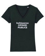 Inchisoarea Opiniei Publice Tricou mânecă scurtă guler V Damă Evoker