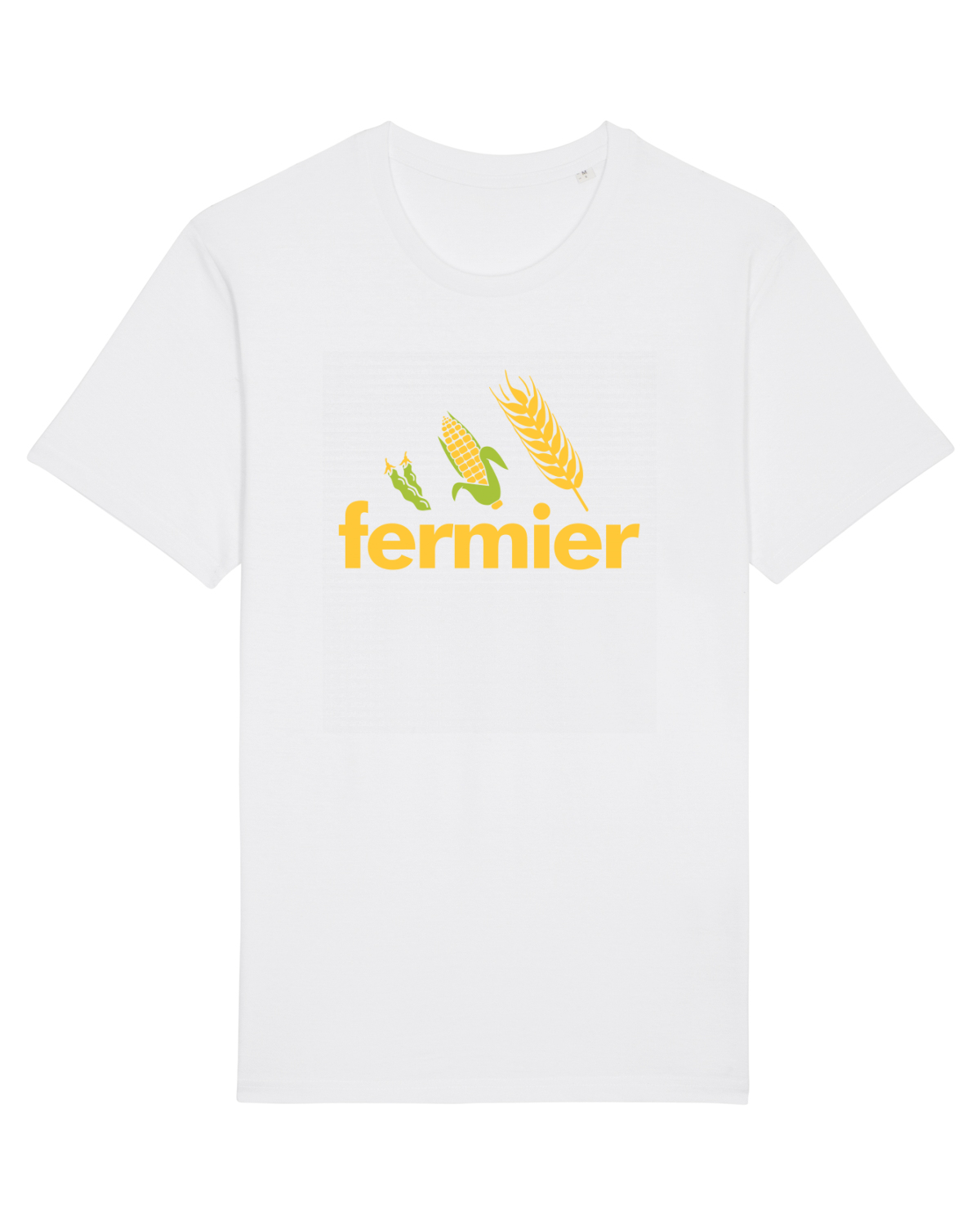 Tricou mânecă scurtă Unisex Rocker White