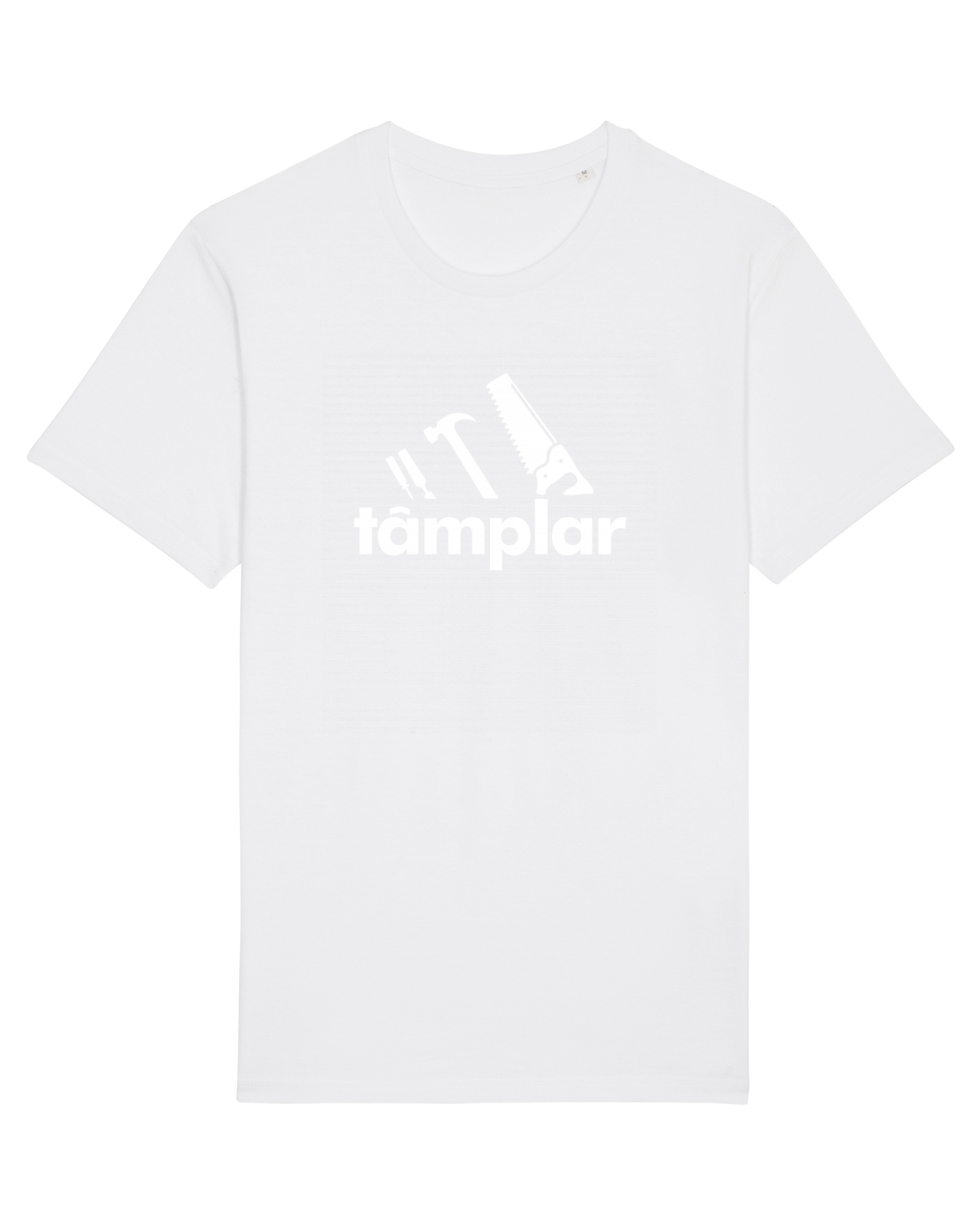 Tricou mânecă scurtă Unisex Rocker White
