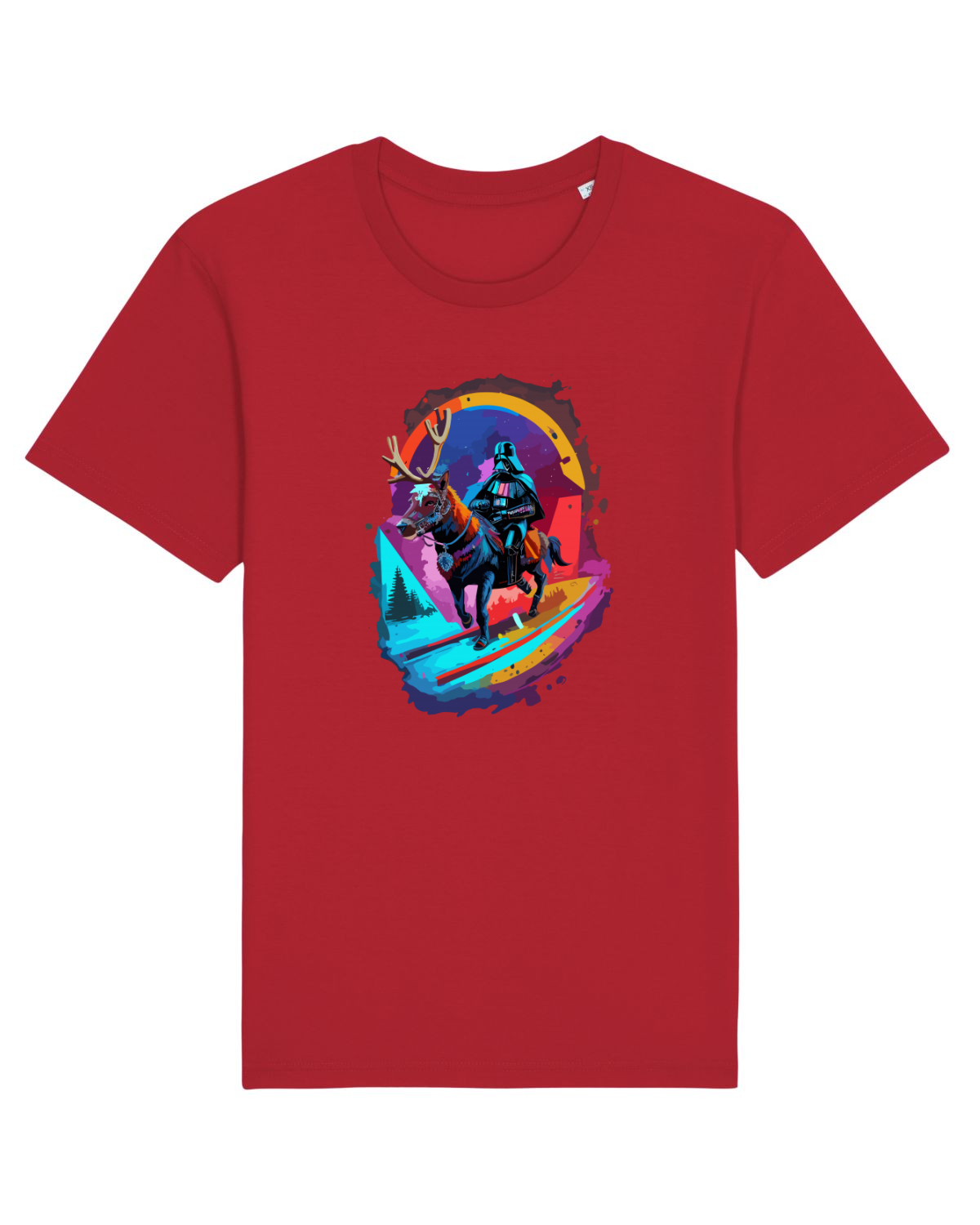 Tricou mânecă scurtă Unisex Rocker Red