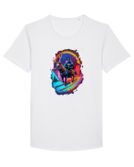 vaderdeer Tricou mânecă scurtă guler larg Bărbat Skater