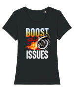 Boost Issues Tricou mânecă scurtă guler larg fitted Damă Expresser