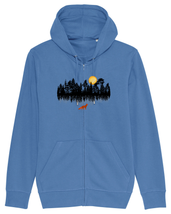 Vulpe in padure Bright Blue