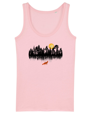 Vulpe in padure Cotton Pink