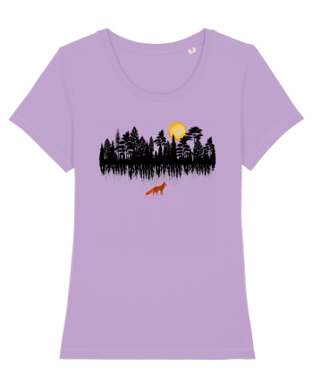 Vulpe in padure Lavender Dawn