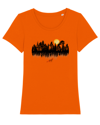 Vulpe in padure Bright Orange