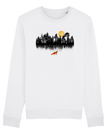 Vulpe in padure White