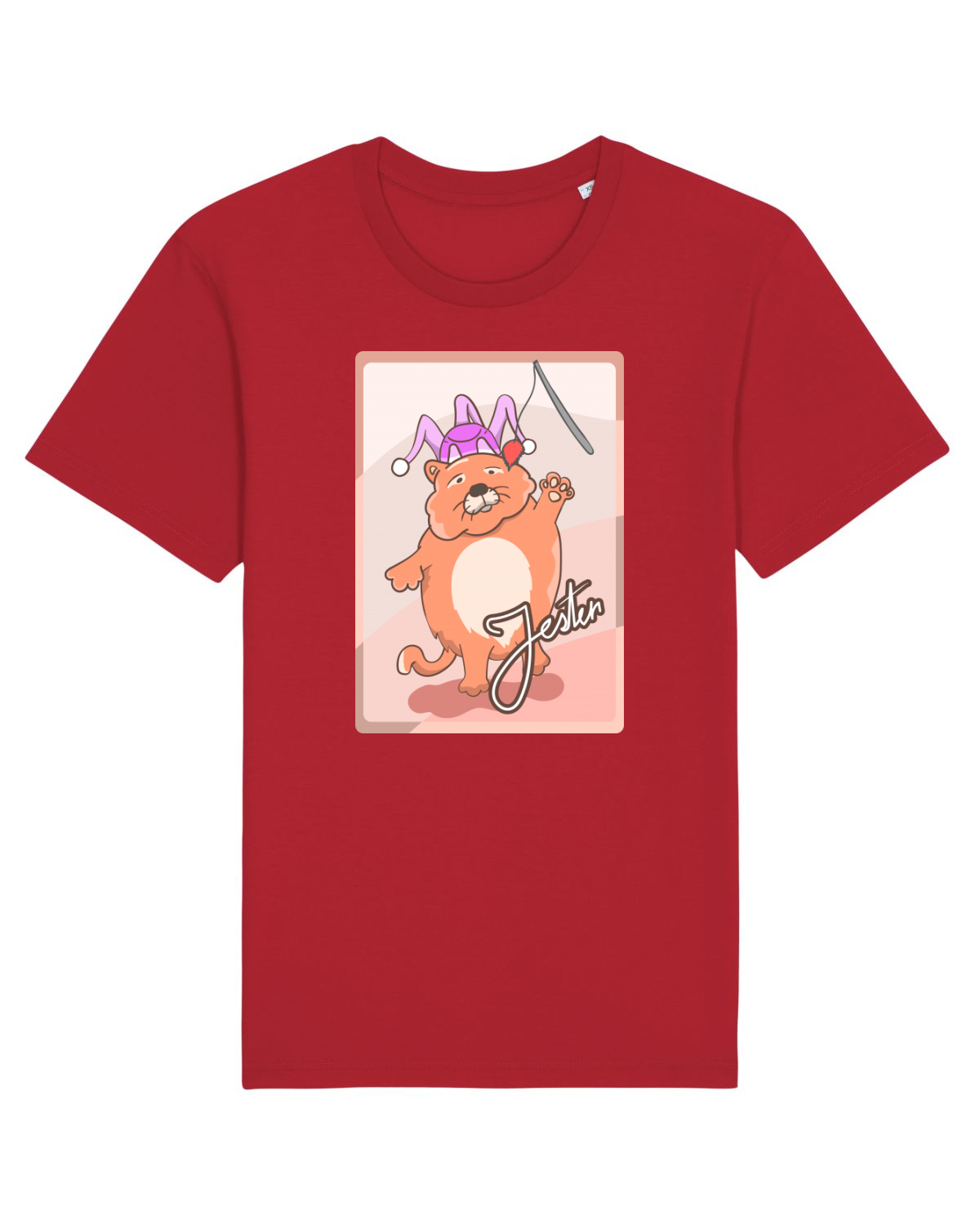 Tricou mânecă scurtă Unisex Rocker Red
