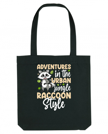 Adventures in the urban jungle Raccoon Style Black