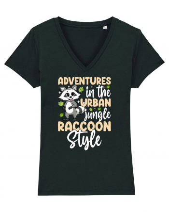 Adventures in the urban jungle Raccoon Style Black