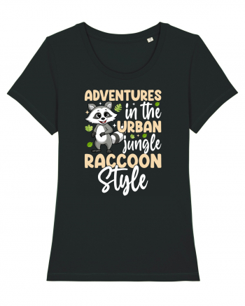 Adventures in the urban jungle Raccoon Style Black