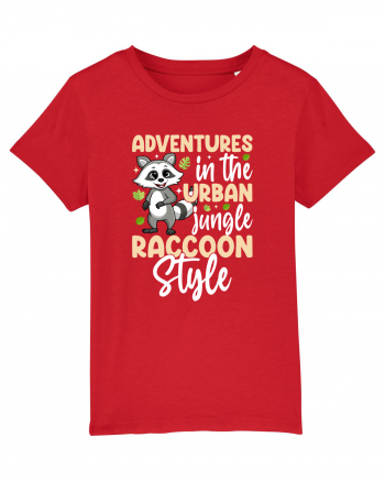 Adventures in the urban jungle Raccoon Style Red